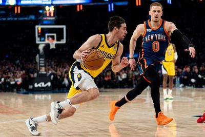 Pacers Knicks Basketball