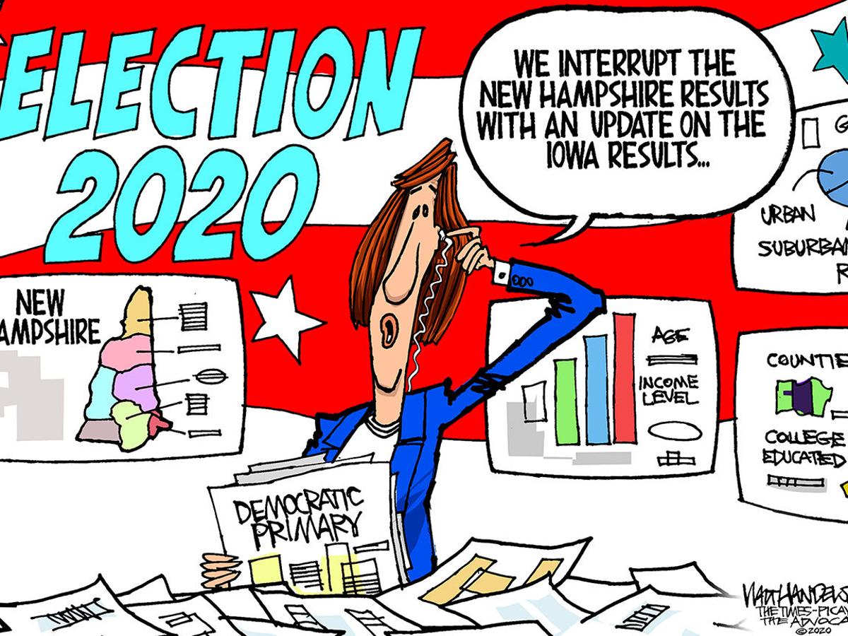 Walt Handelsman 2020 Election Results Opinion Theadvocate Com