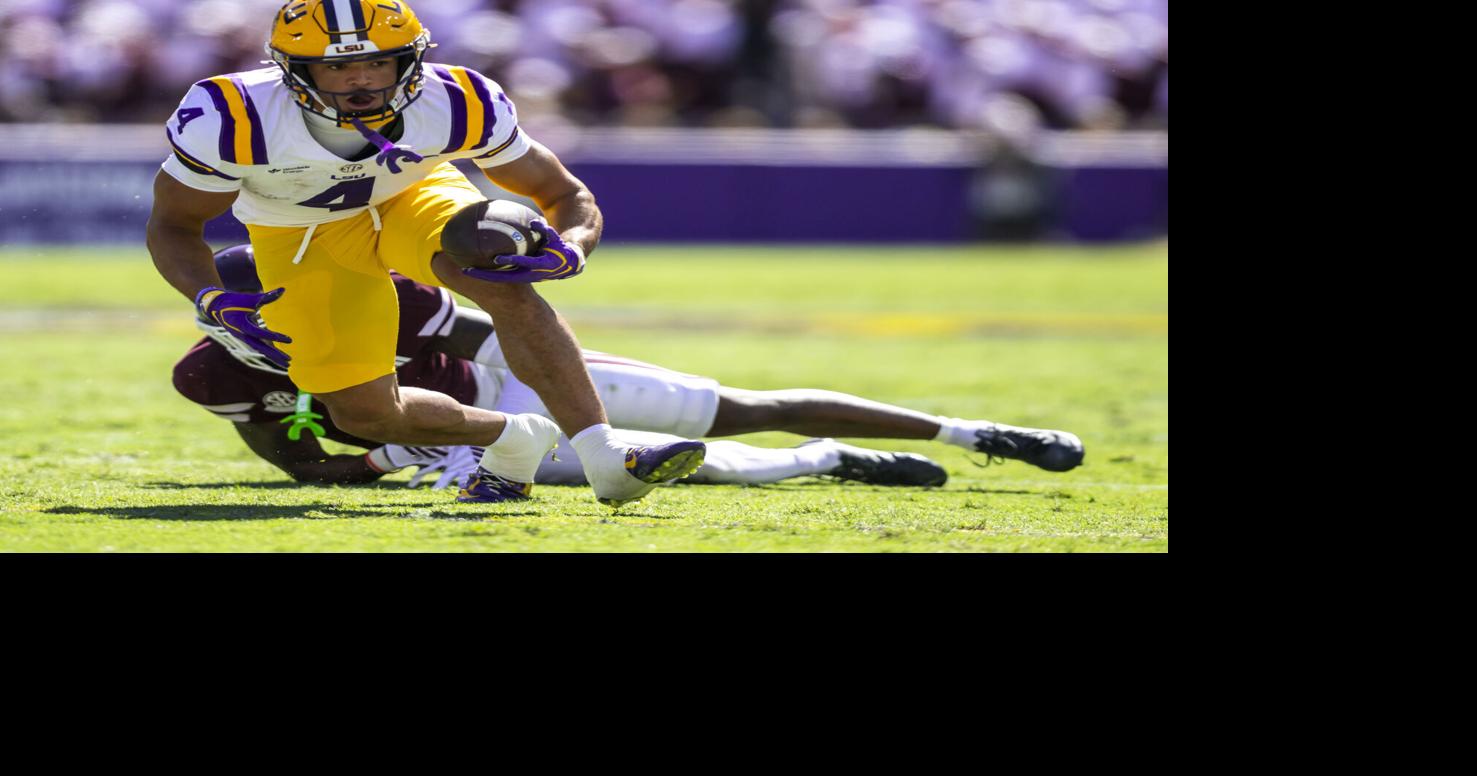 LSU lost one of its top wide receivers to an ankle injury vs ...