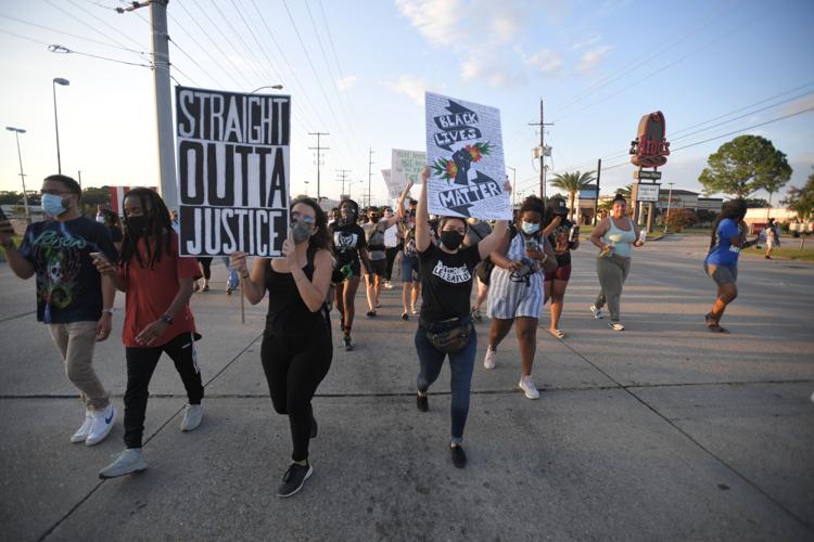 Lafayette Residents Gather For 2nd Day Of Protests After Police Fatally Shoot Trayford Pellerin