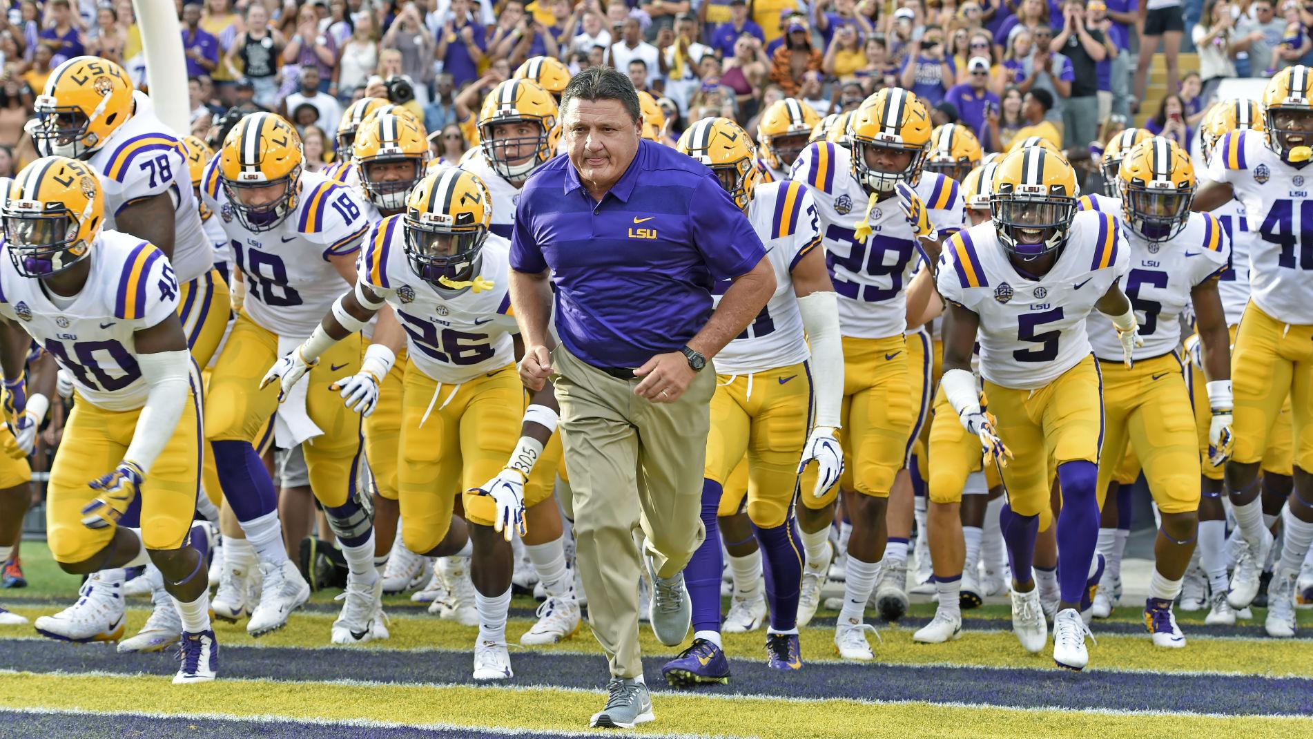 Lsu Cracks Top 5 In Espn S Initial Football Power Index Rankings