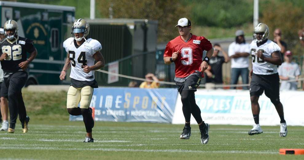 Saints receiver Kenny Stills hopes to play in Sunday's game at the Cleveland Browns _lowres
