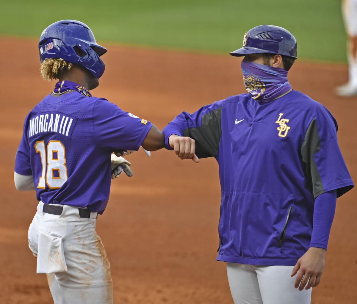 Tre Morgan Hits Game Winning Sacrifice Fly As Lsu Baseball Slips Past Nicholls State Lsu Theadvocate Com