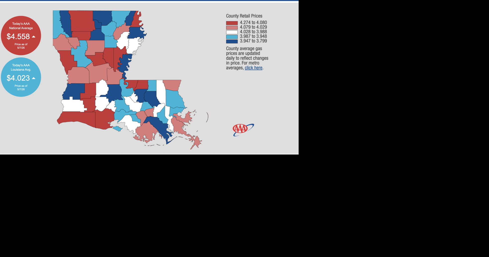 Louisiana gas prices top $4 ahead of summer travel. Here’s what you’ll pay in your parish.