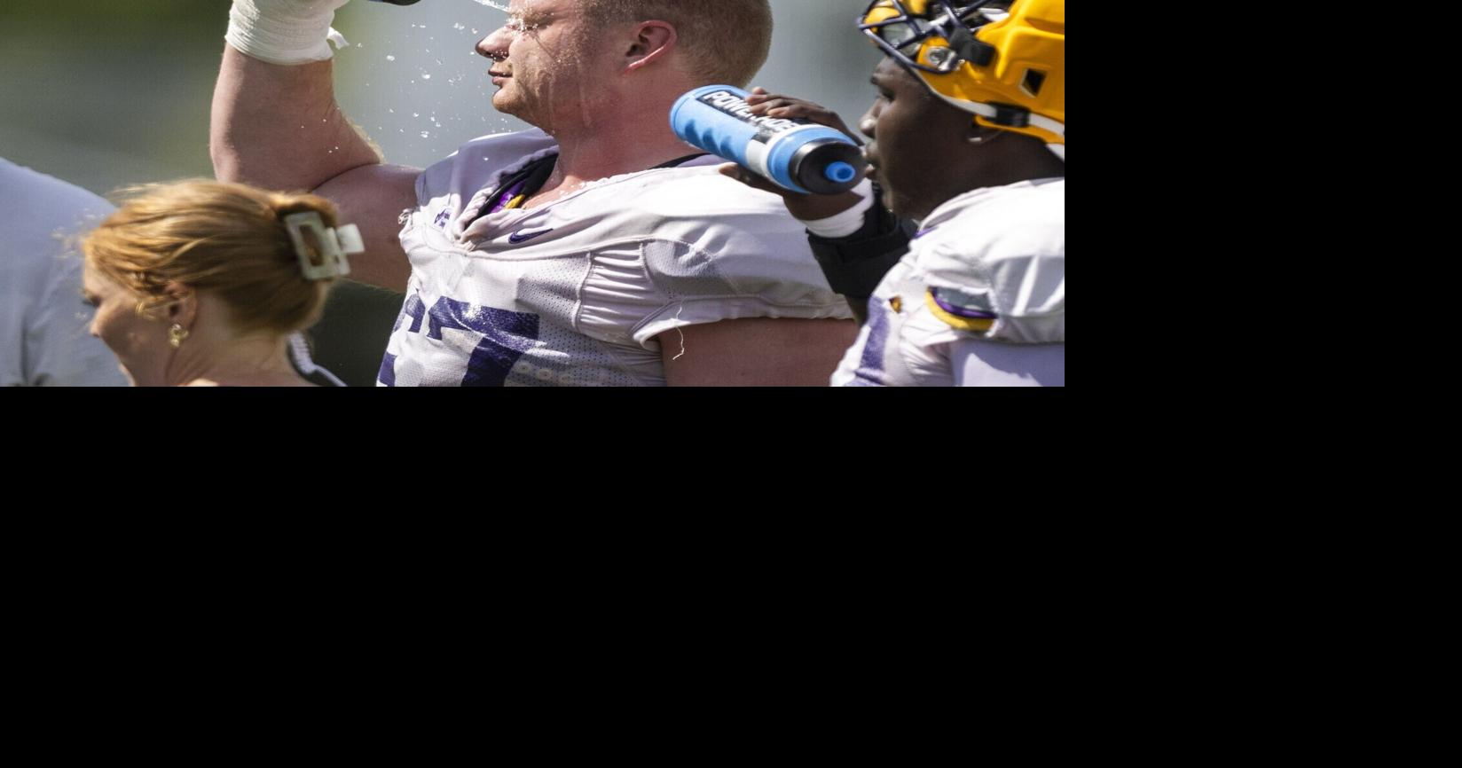 Baton Rouge heat and Lane Kiffin’s tempo conspire to create LSU’s ‘toughest camp ever’
