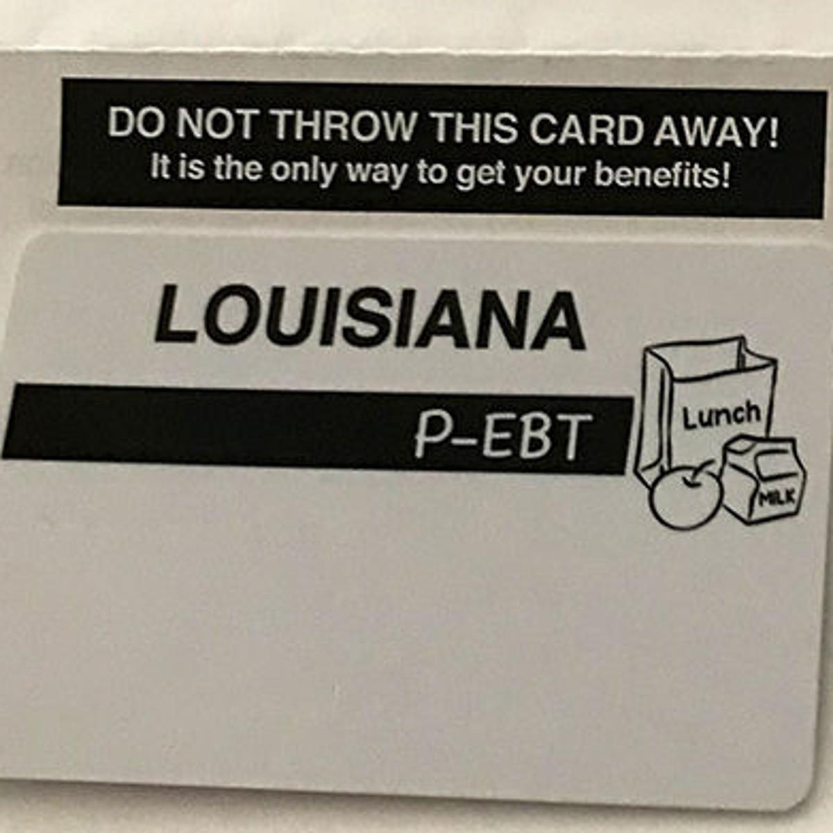 Don't toss' Louisiana student meal P-EBT cards by mistake ...