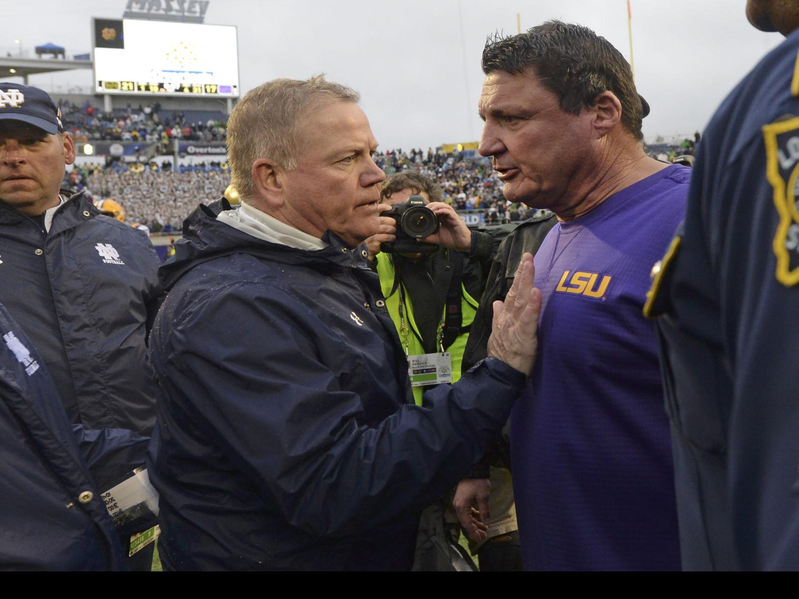 LSU to hire Notre Dame's Brian Kelly as next football coach, sources say |  LSU 