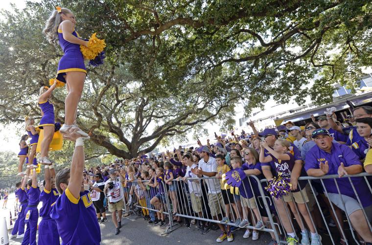 LSU puts on its best purple and gold for game day