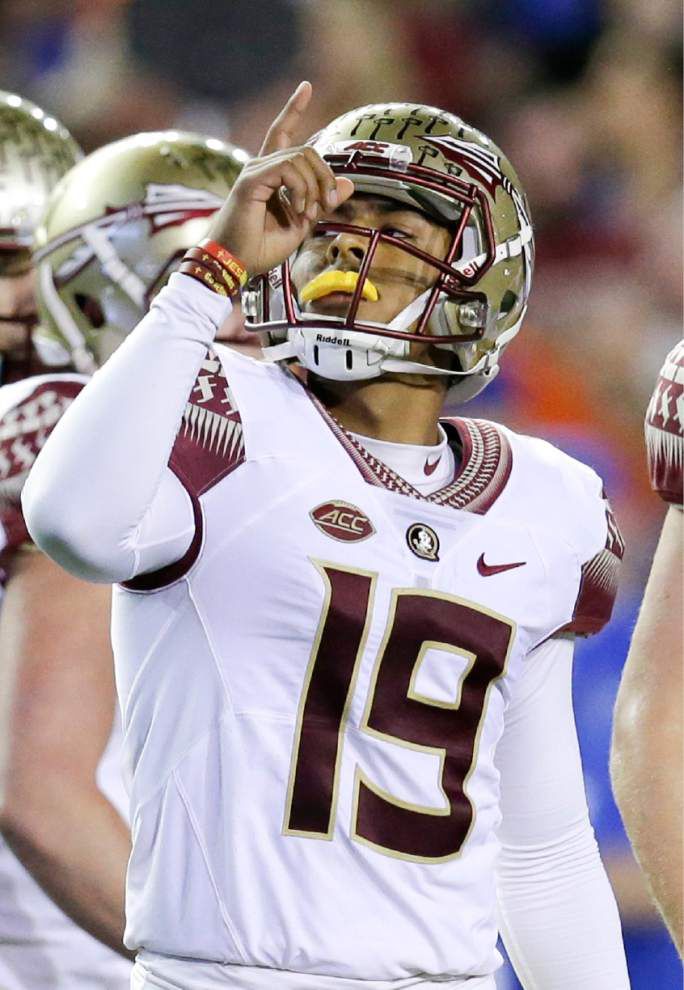 Florida State kicker Roberto Aguayo hopes to go early in draft Saints