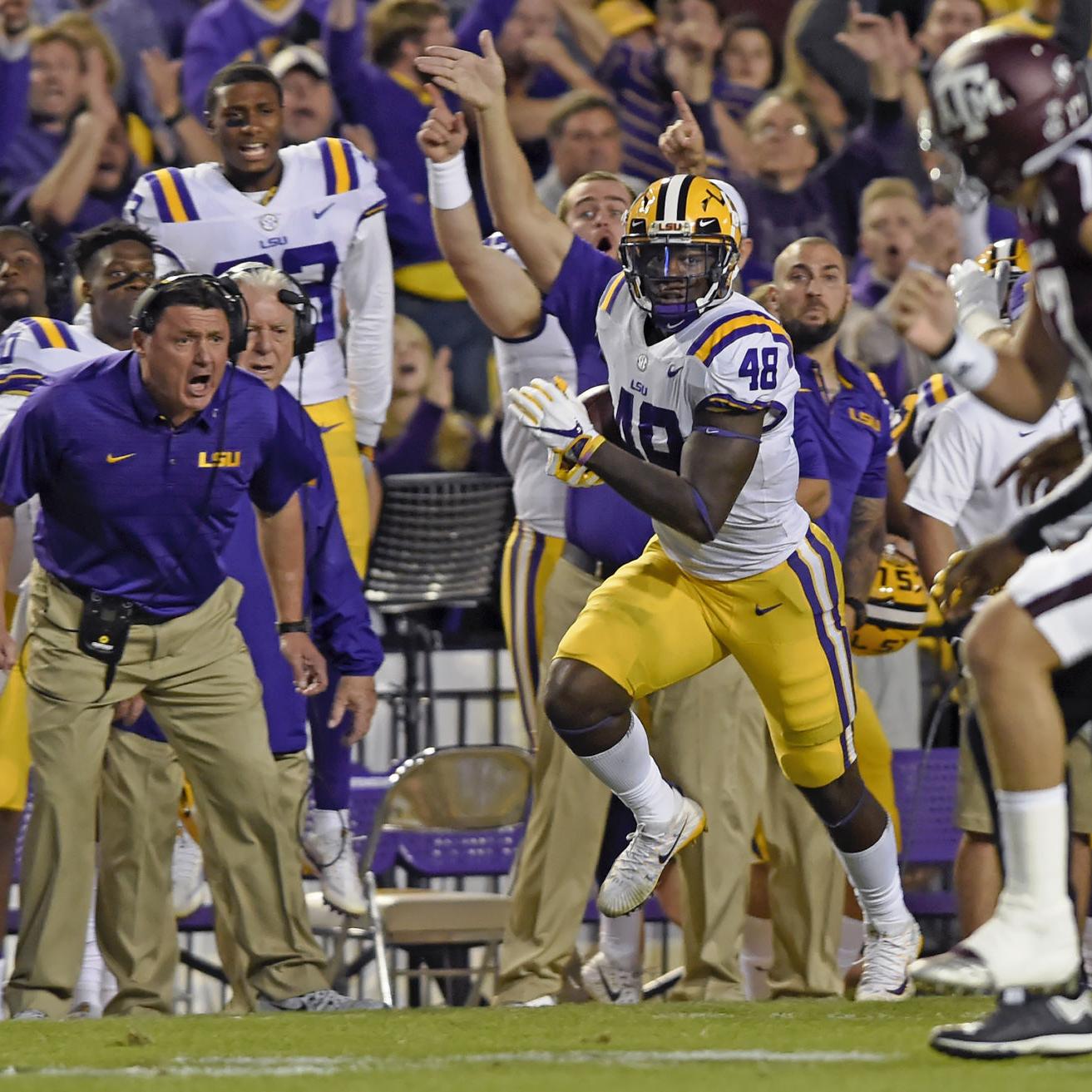 Lsu Vs Texas A M Live Updates Ed Orgeron Players React After