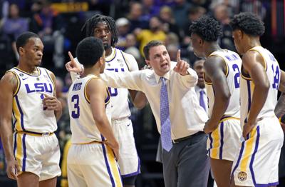 Lsu Men S Basketball Focused On Now With A Shot At 11th Win In A Row Vs Arkansas Lsu Theadvocate Com