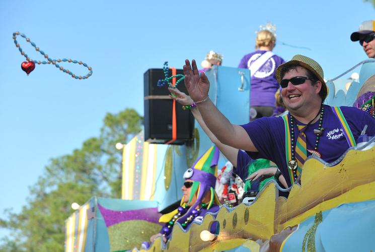 Celebrating the season Mardi Gras krewe rolls in Denham Springs