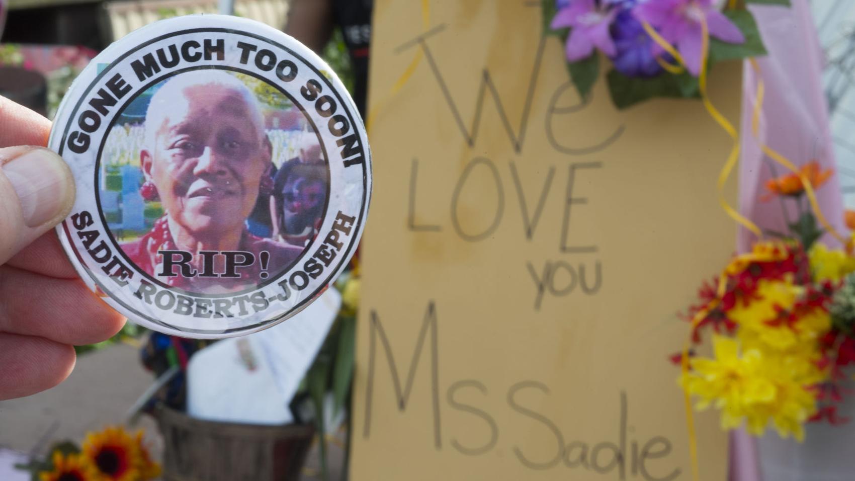 Photos, video: Sadie Roberts-Joseph, founder of African-American History Museum, mourned at vigil