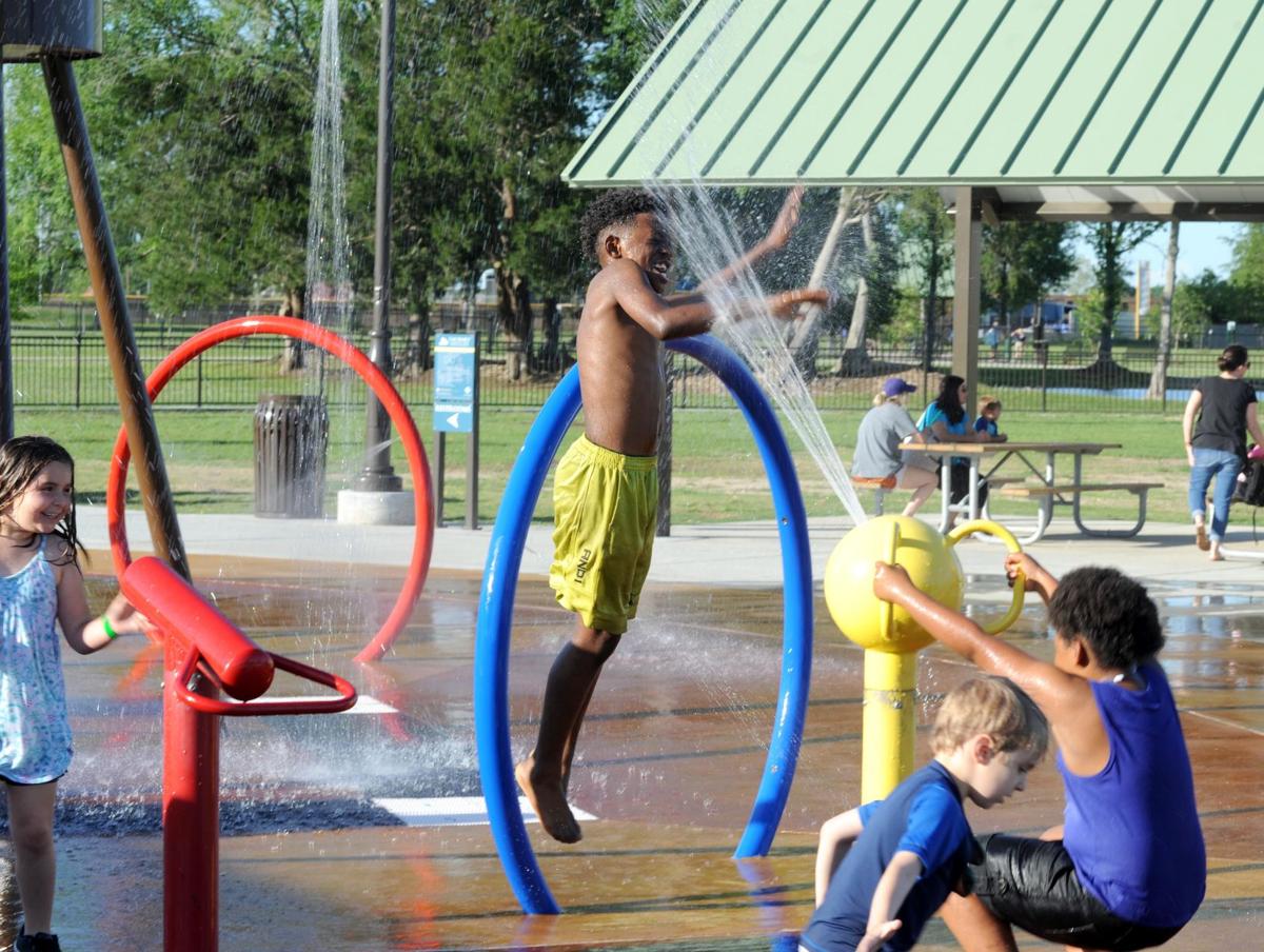 BREC opens splash pads at parks for 2017 season Baker
