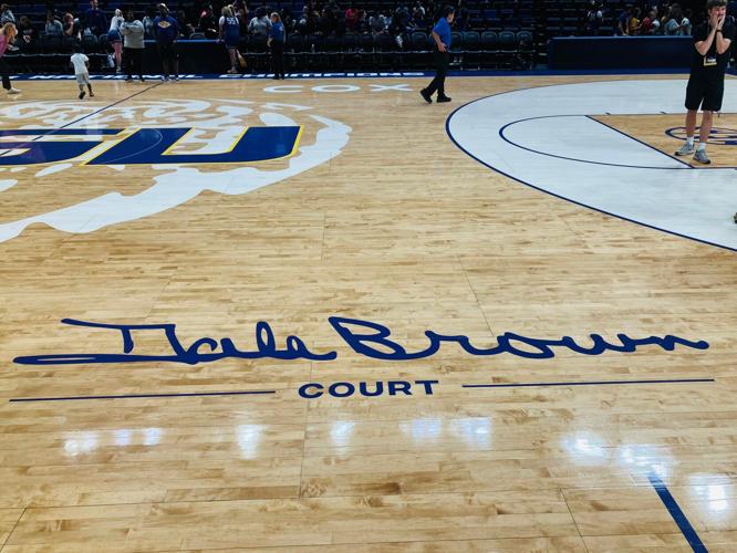 Dale Brown Sue Gunter names separate on LSU court LSU theadvocate com