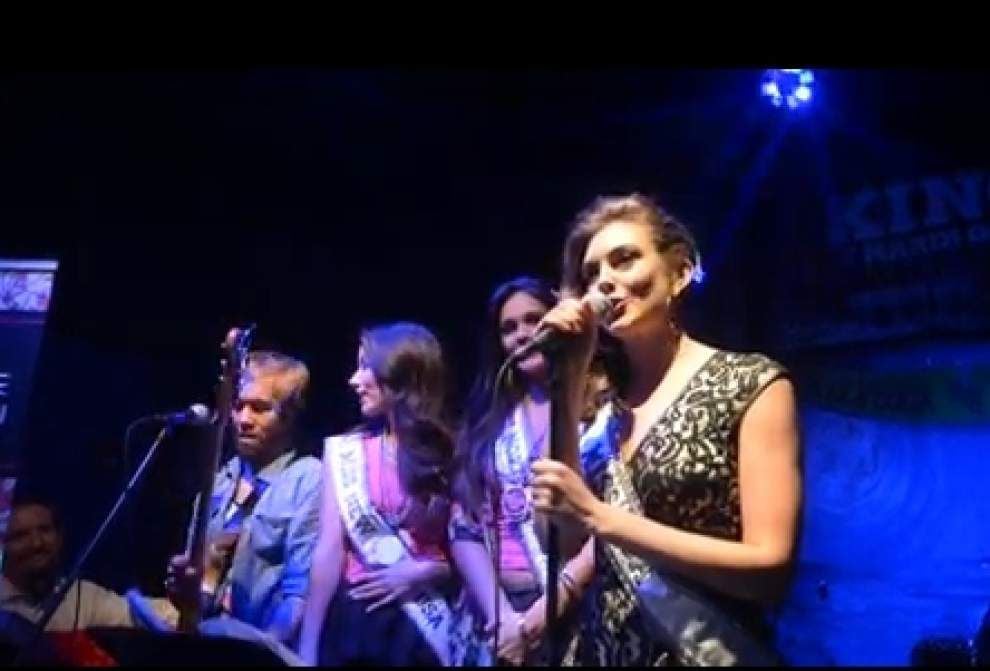 Miss USA contestants take to karaoke stage in Baton Rouge _lowres