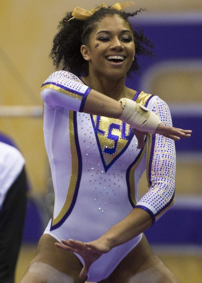 In front of a record crowd, LSU gymnastics dominates Alabama behind