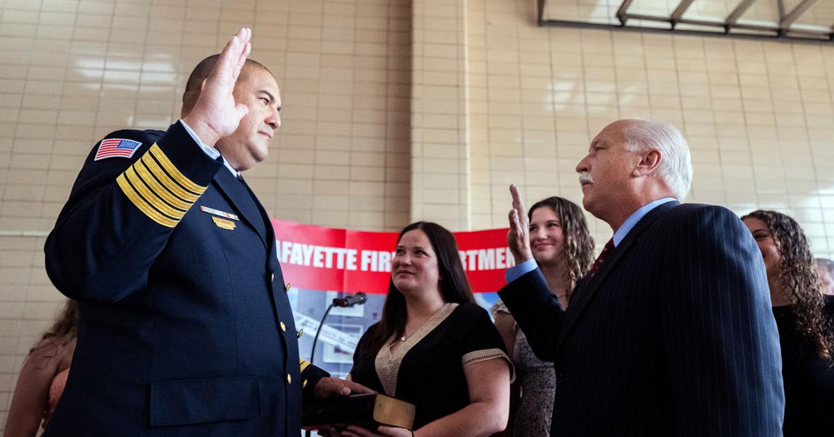 New Fire Chief Earl Borden swearing-in ceremony | Photos | theadvocate.com