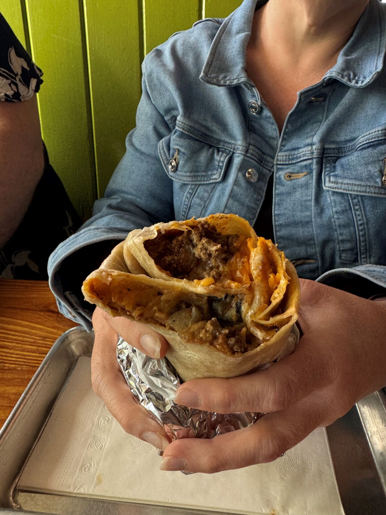 Burrito lunch Taco Sisters