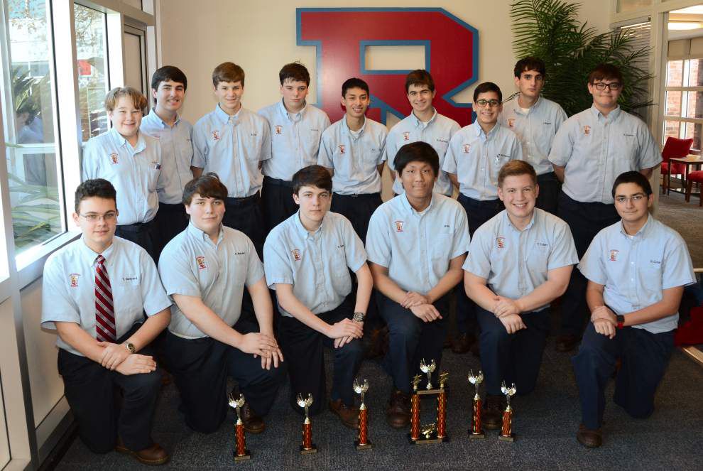 Archbishop Rummel High School students tally math awards _lowres