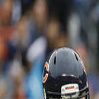 Chicago Bears quarterback Mitchell Trubisky controls the ball