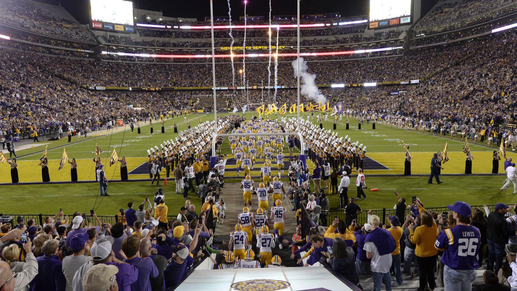 Lsu Football Ranked Sixth In Attendance In 2017 Seventh
