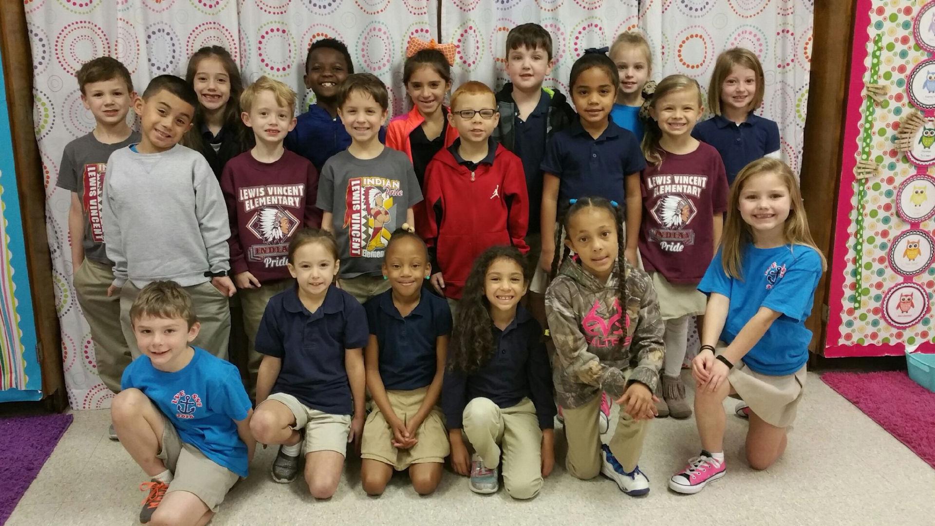 Classroom Spotlight for Feb. 16, 2017 Lewis Vincent Elementary first