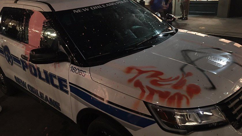 NOPD: 15 'anarchists' Arrested After Vandalism Following Trump Protests ...