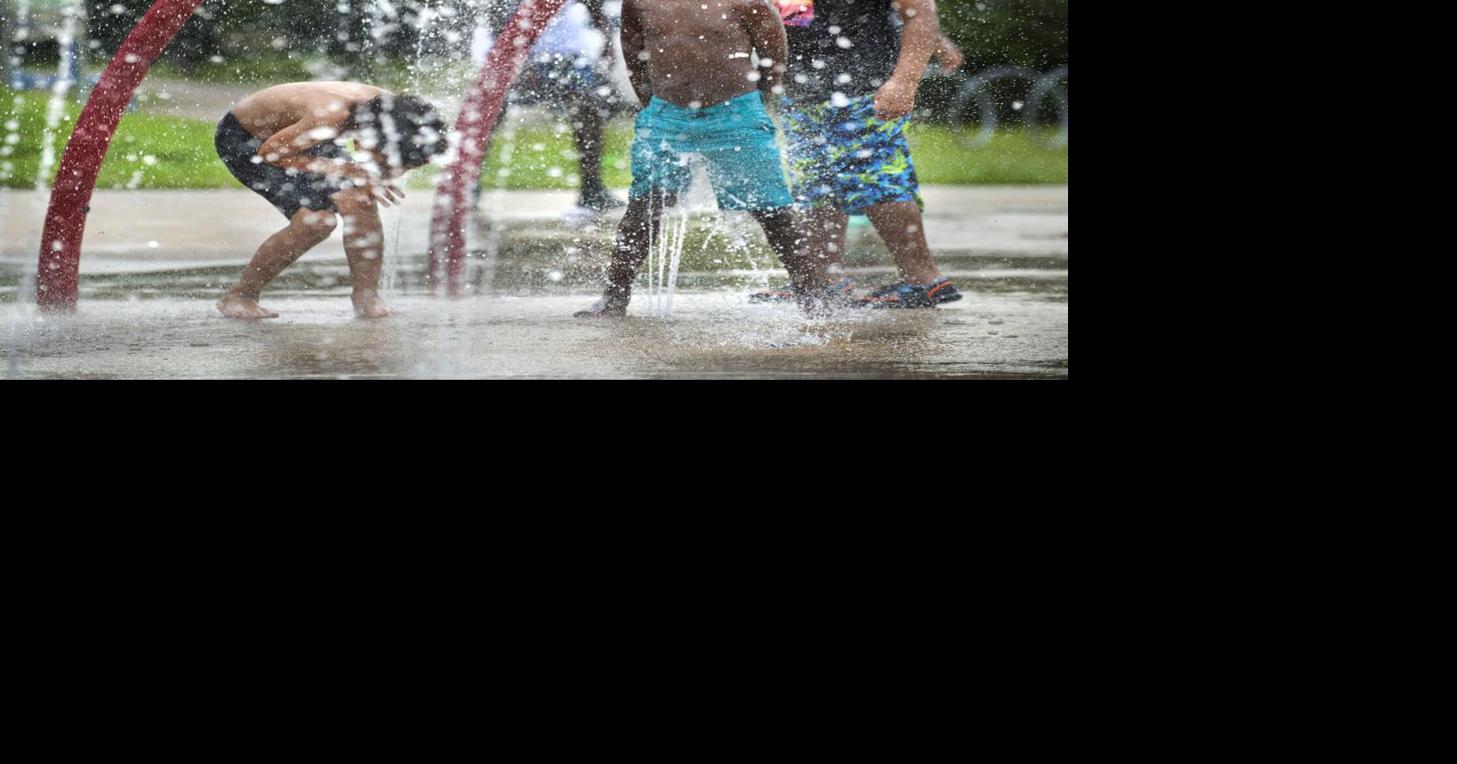 Splish, splash (pads) Here's a fun, inexpensive way to cool off in