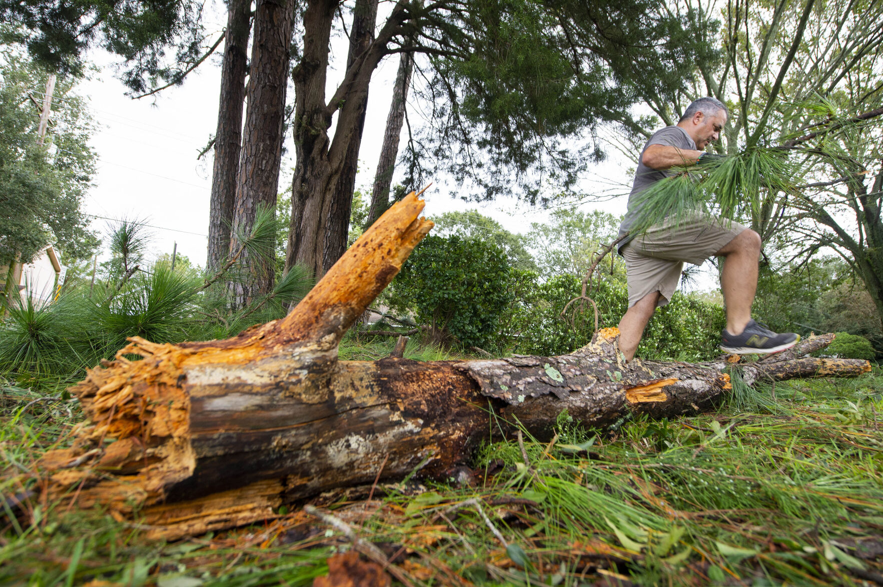 Photos From Donaldsonville south to Thibodaux and Houma, damage from