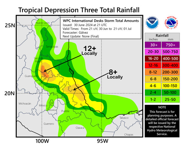 Tropical Depression 3 forms off Mexican Gulf Coast | Hurricane Center ...