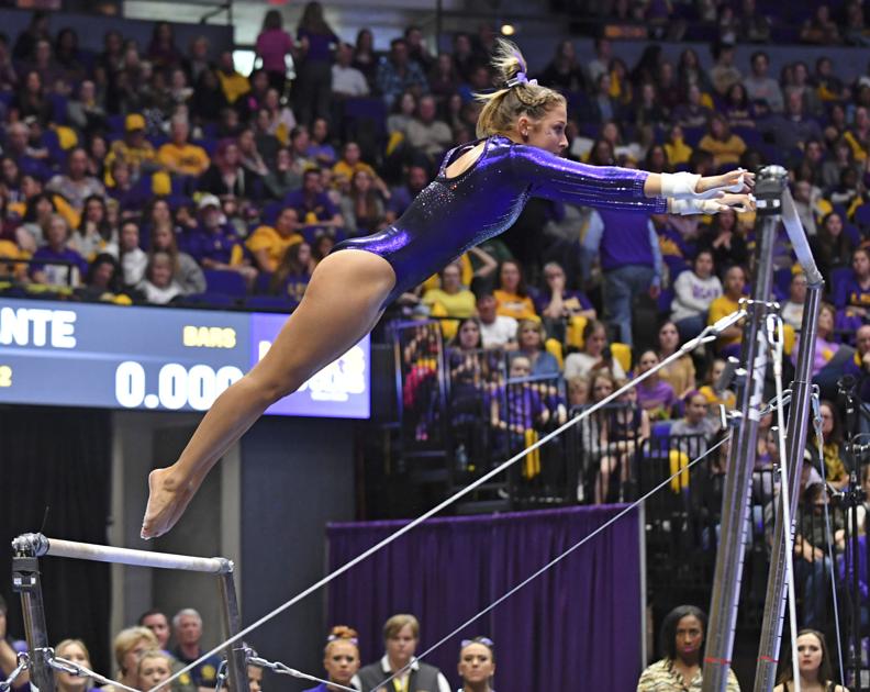 LSU gymnast Sami Durante day-to-day after concussion Friday before N.C. State meet | LSU ...