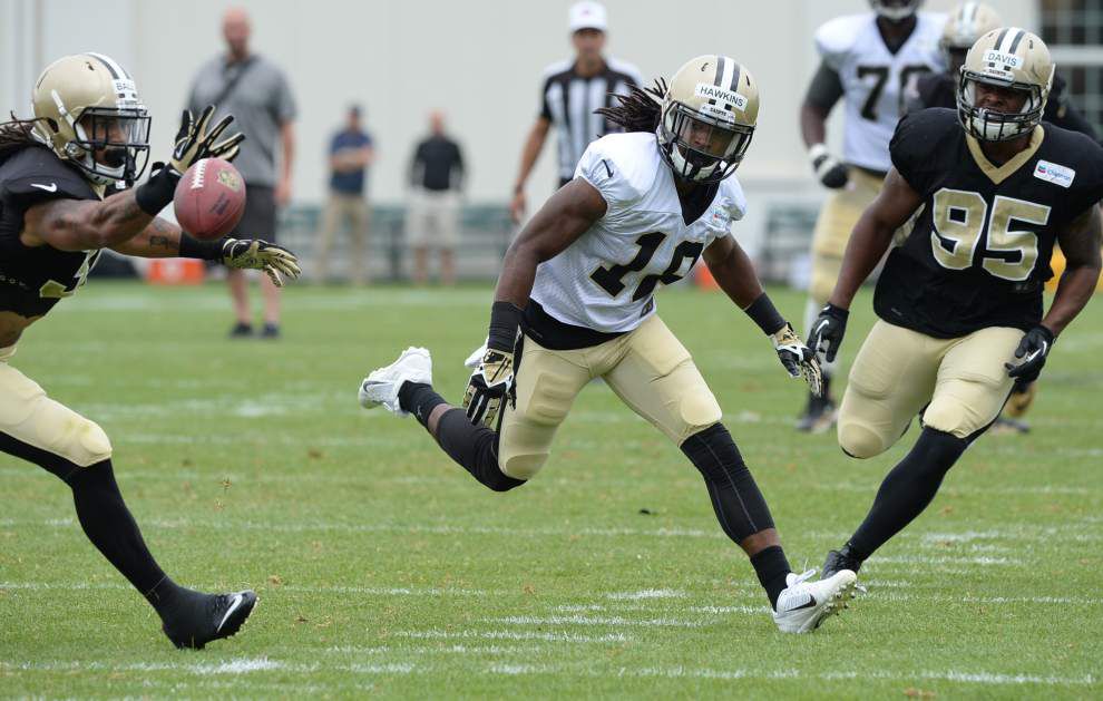 Safety Marcus Ball to make his debut for the Saints in Sunday's game against the Buccaneers _lowres