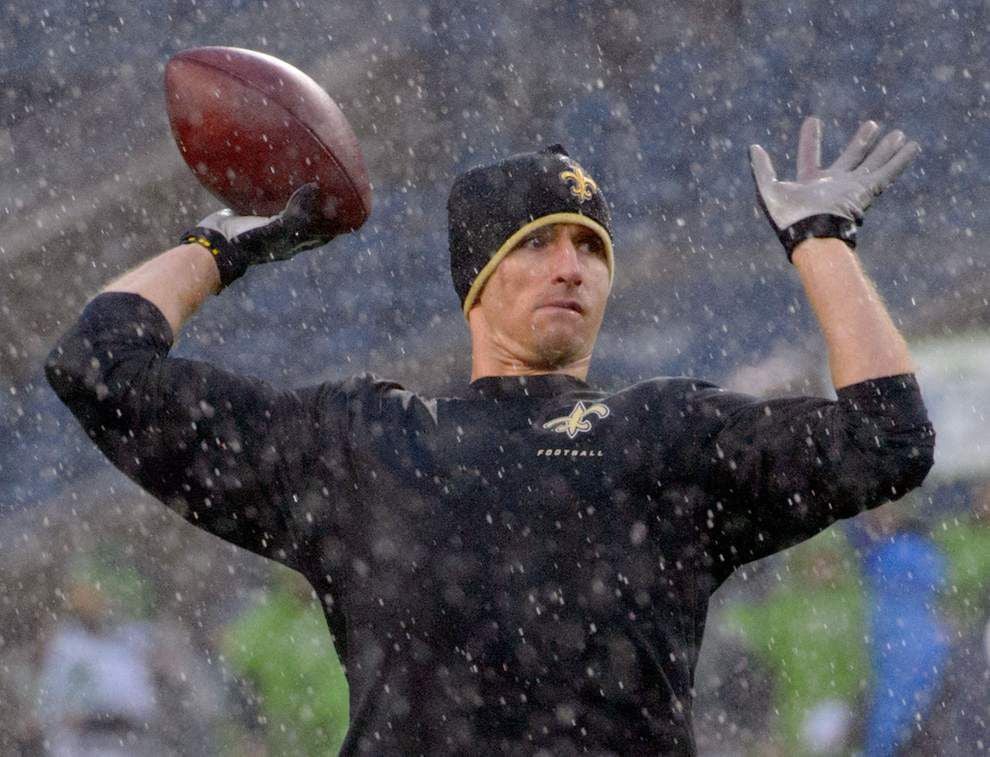 Drew Brees recalls pelting Ray Nagin in the head with Mardi Gras beads _lowres