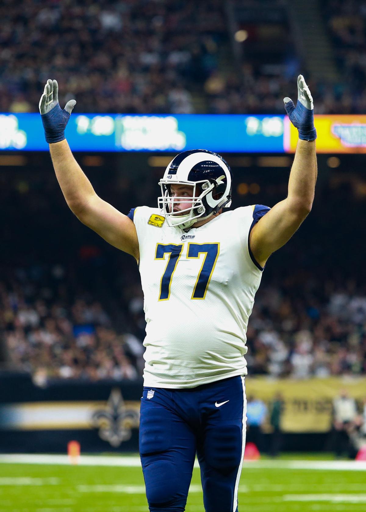 As he chases a Super Bowl, Rams and LSU tackle Andrew Whitworth takes
