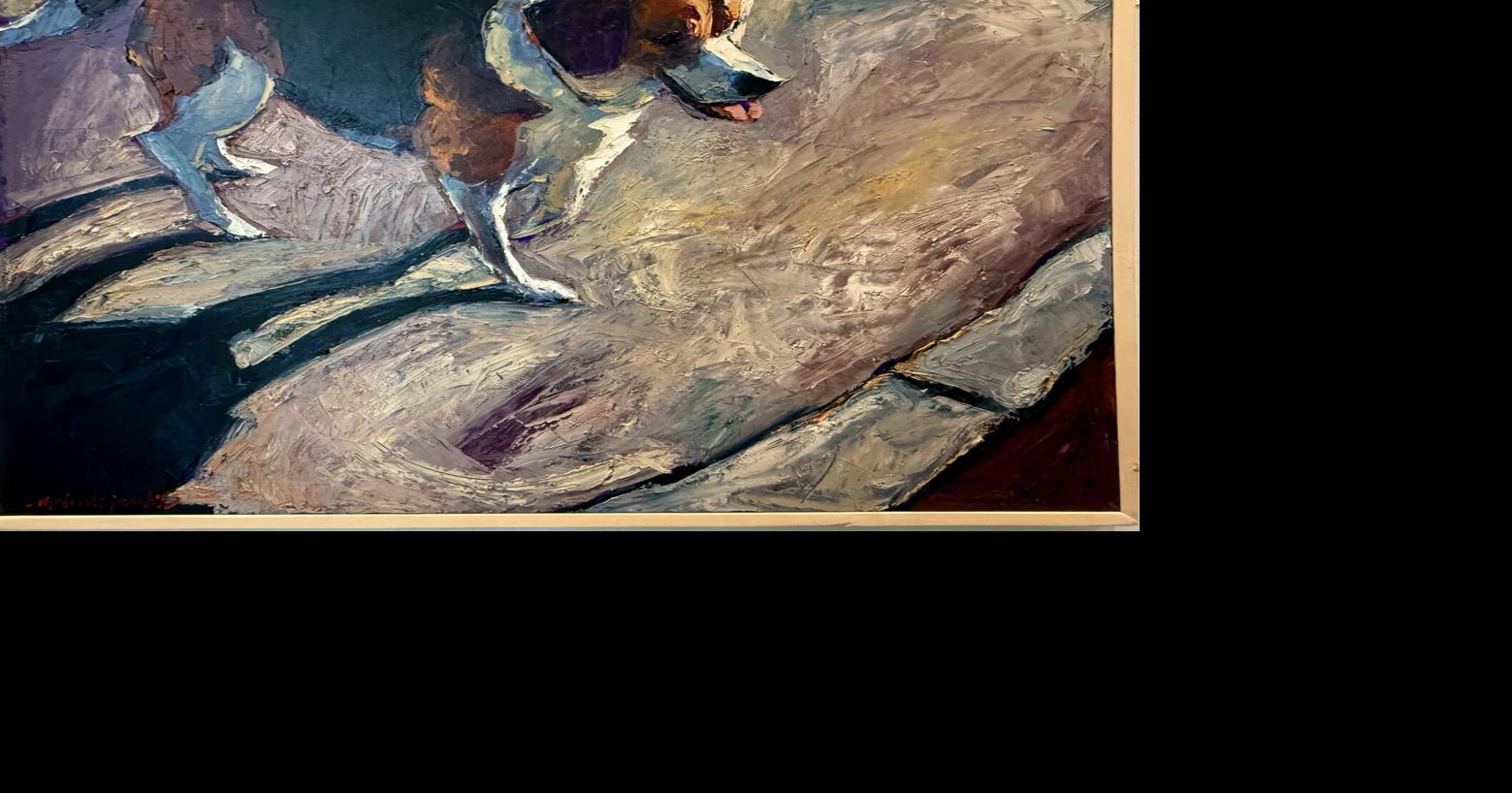 Photos, video: New Orleans artist James Michalopoulos' paintings are showing at the Shaw Center