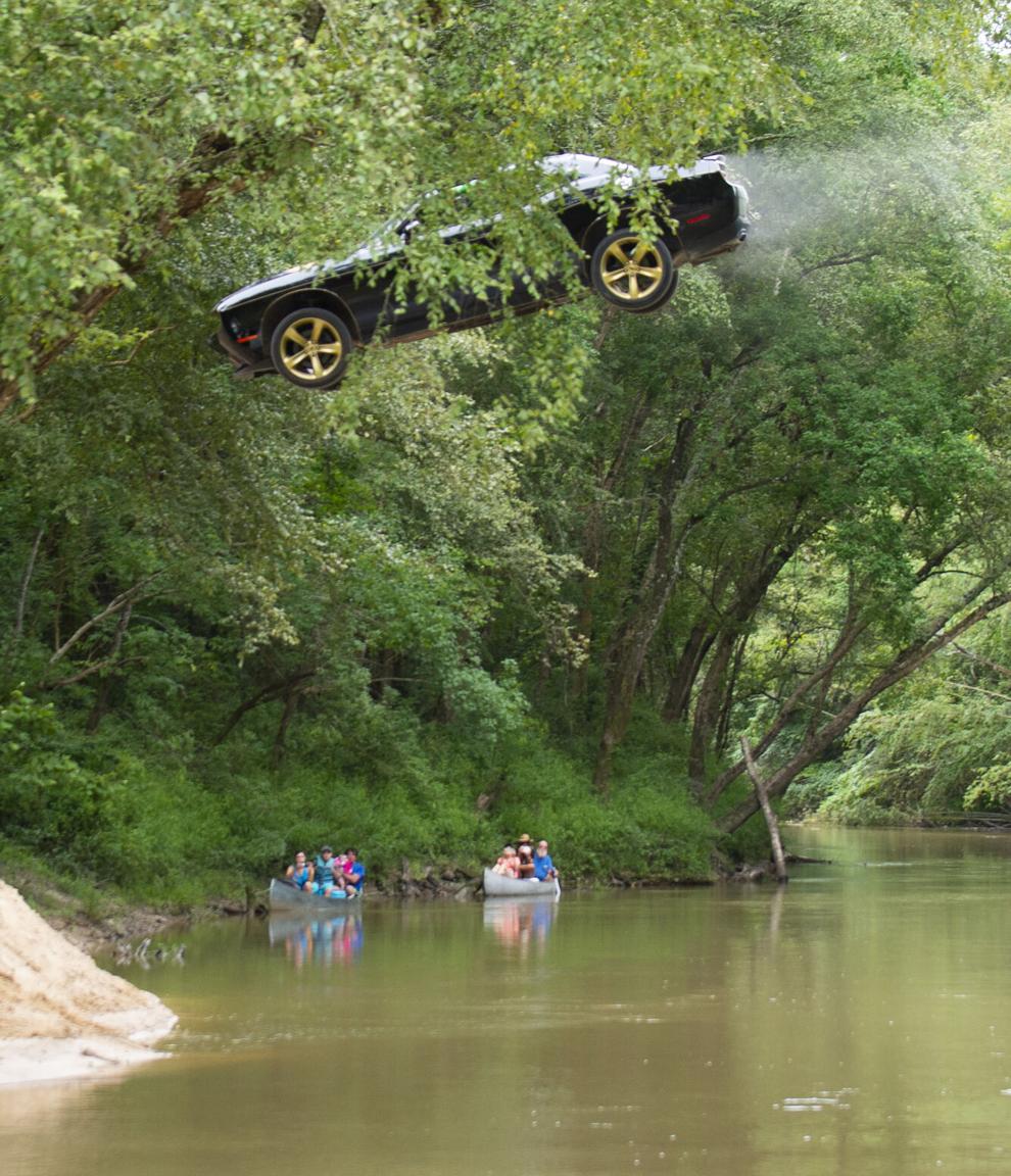 Photos Car jump over Tickfaw River highlights Dukes of Hazzard star