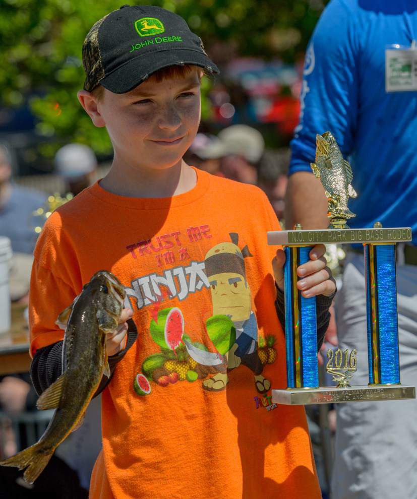 Darryl Delerno Jr. lands biggest bass in New Orleans City Park Big Bass Rodeo _lowres