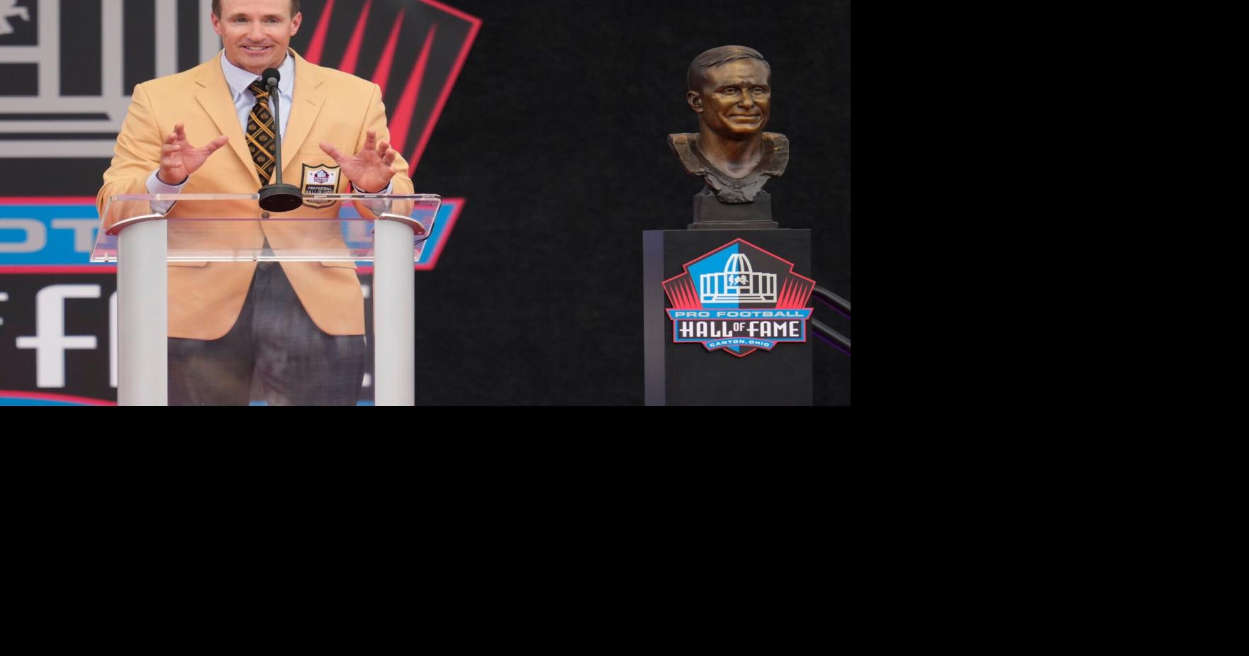 Here’s the complete transcript of Drew Brees’ emotional Hall of Fame enshrinement speech