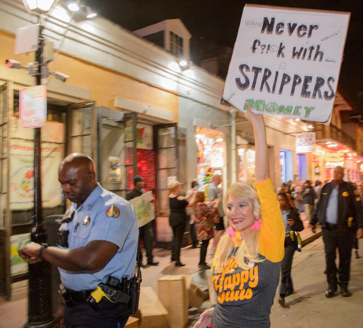 Hundreds Of Strippers Supporters Hold Protest After Crackdown On 