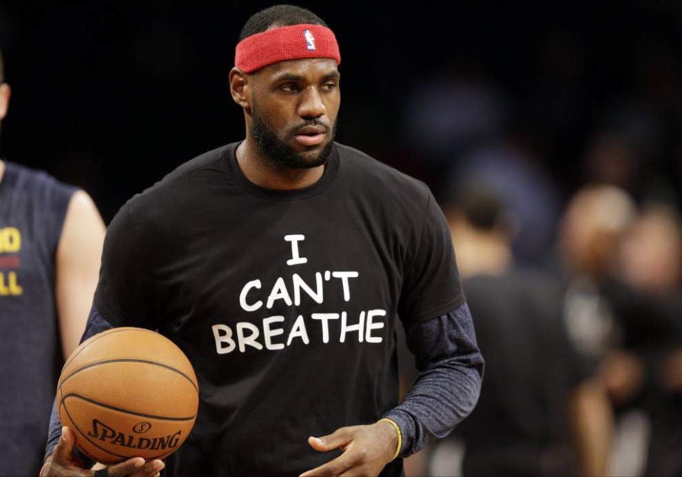 Video: The Pelicans' Anthony Davis, Tyreke Evans say they respect the players and message behind the "I Can't Breathe" T-shirts _lowres