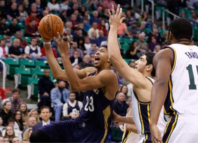 Career night shows Pelicans’ Anthony Davis stepping into his own _lowres