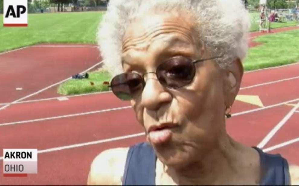 99-year-old sprinter steals show at Gay Games _lowres