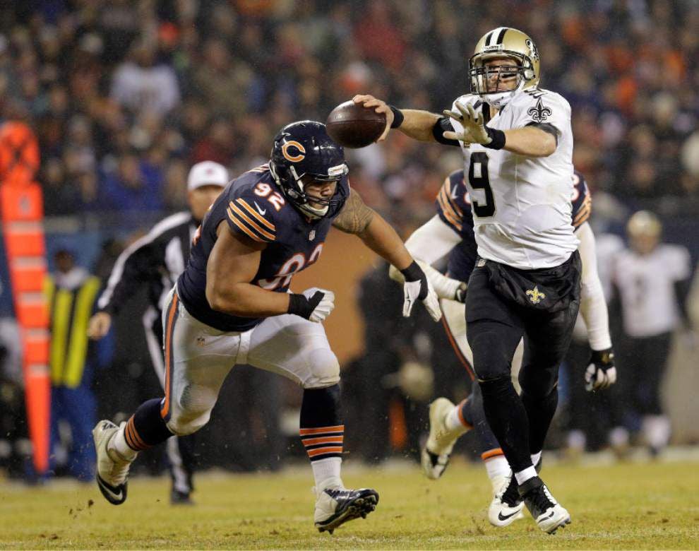 Drew Brees right on target as Saints roll over Bears _lowres