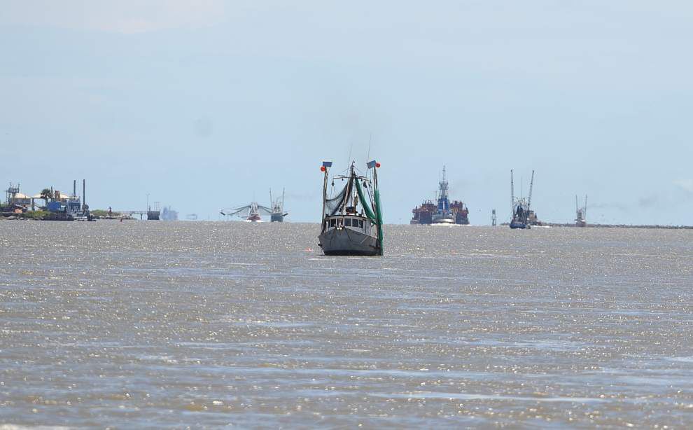 Hurricane Rita] Cameron, LA, 1-26-06 -- The shrimp boat Misslana, like many  other boats