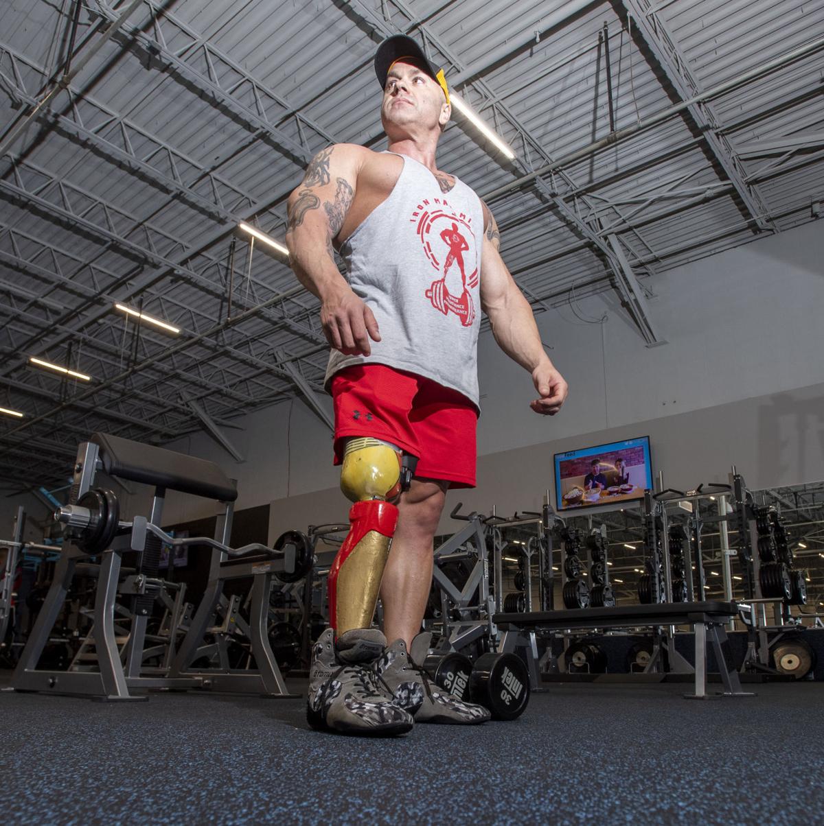 Lafayette amputee sets out to be professional bodybuilder with Iron Man