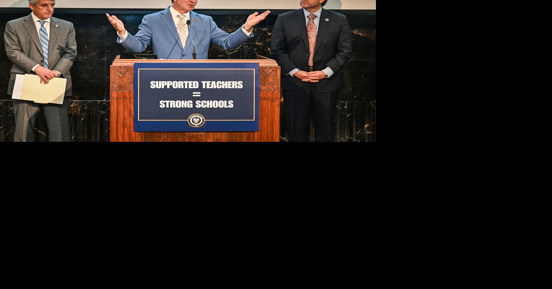 Gov. Jeff Landry proposes pulling $168 million from public school fund to ...
