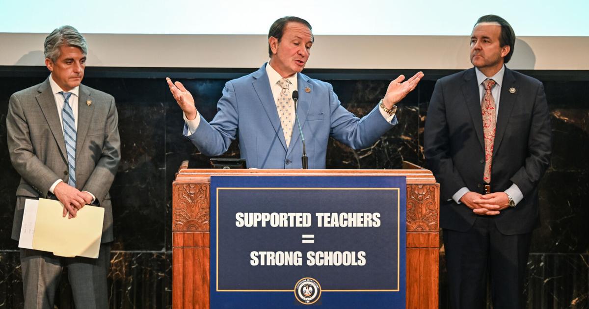 Gov. Jeff Landry proposes pulling $168 million from public school fund to ...