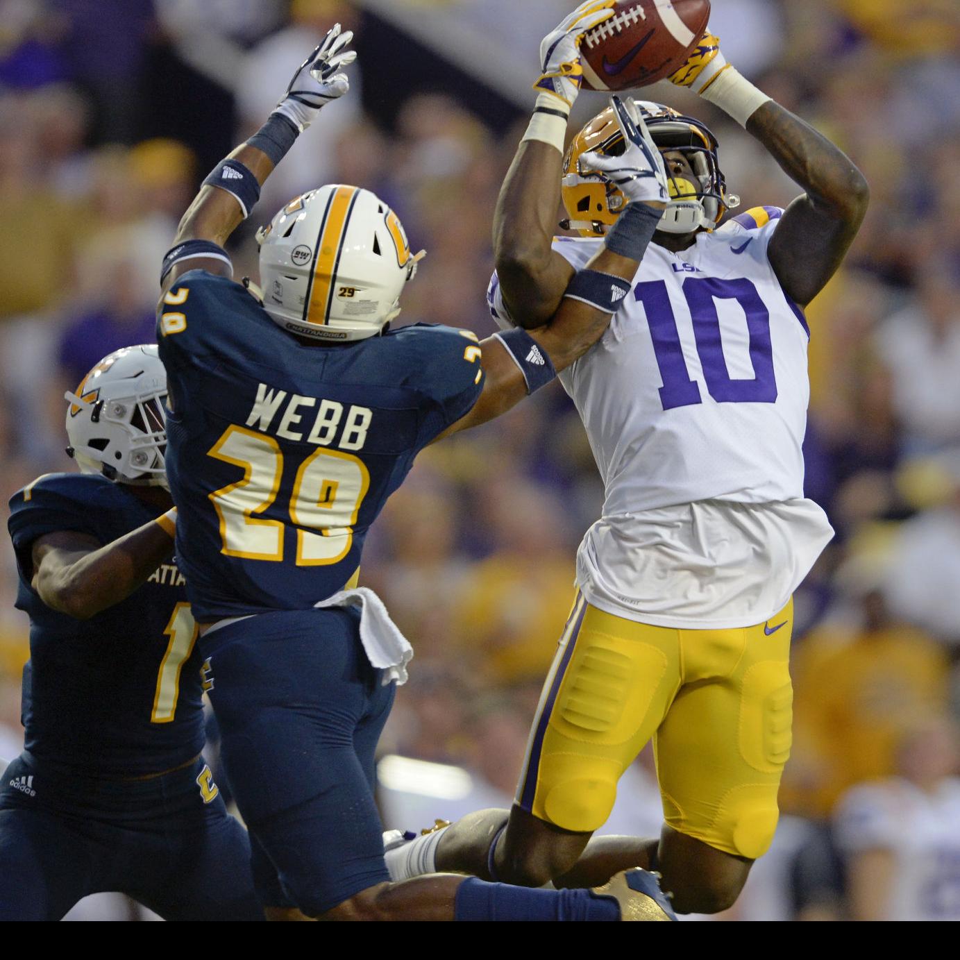 Going Long Lsu Quarterback Danny Etling Debuts The Deep Ball In