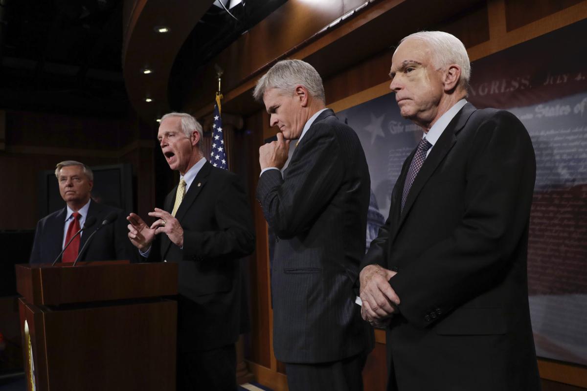 Image result for photos of sen lindsey graham and cassidy